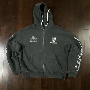 Darc Sport Gray Zip Up Sweater